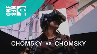 CHOM5KY vs CHOMSKY : Installation à Montréal - (02m51s)