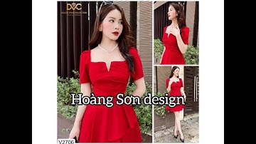 Dạy cắt may:hướng dẫn cách cắt đầm cúp ngực xẻ V xếp ly theo mẫu (Mẫu 23 T7)|Hoàng Sơn design