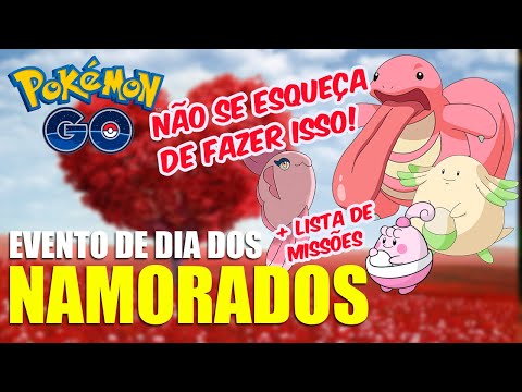 Pokémon Go - Evento do Dia dos Namorados de 2019 - Chansey, Luvdisc,  Porygon