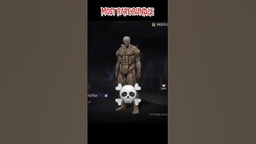 ARMORED TITAN ☠🗿 // FF X ATTACK ON TITAN 😱 // #shorts #freefire #titans #attackontitanedit #ffviral