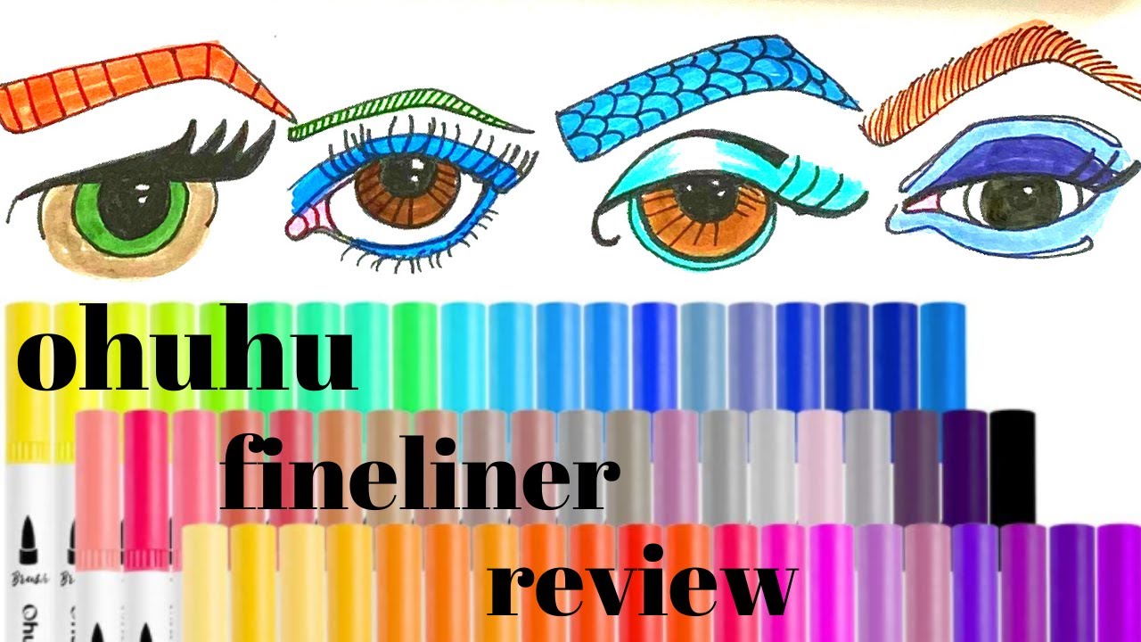 WATER SOLUBLE MARKERS SHOWDOWN [Water Based Ohuhu Markers Review] - KAREN  CAMPBELL, ARTIST