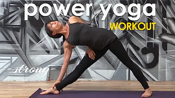 Power Yoga Workout - Simple, Strong Cardio Flow ♆