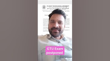#gtu #gtuexam #postponed  #gtunews #gtucircular