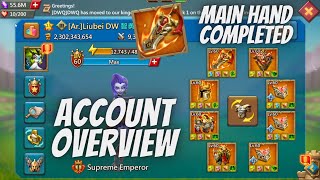 Lords Mobile - 6 Piece Emperor Liubei's Account Overview The NEW STRONGEST Account in Lords Mobile