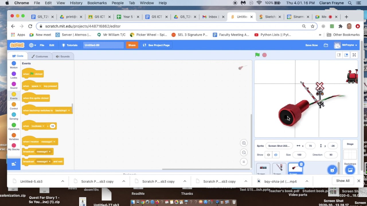 Creating a Level Crossing in Scratch tutorial 2- Importing and ...