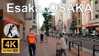 JR Esaka Station, Osaka Walking View (4k Ultra HD 60 fps) - JR江坂駅