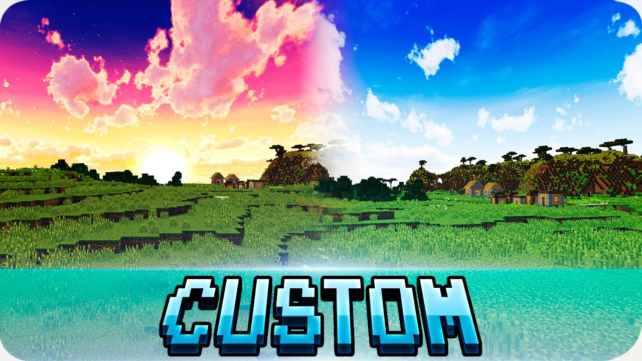 CÉUS REALISTAS TEXTURA MINECRAFT - CUSTOM SKY 1.12 / 1.11 / 1.10 / 1.9 /  1.8