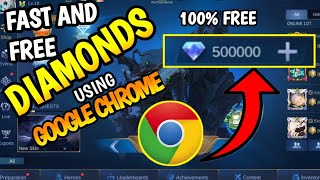 FAST TO GET DIAMONDS USING CHROME MOBILE LEGENDS 2020 | MLBB