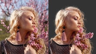 Cut Out Hair from Extremely Busy Background!  Photoshop Tutorial