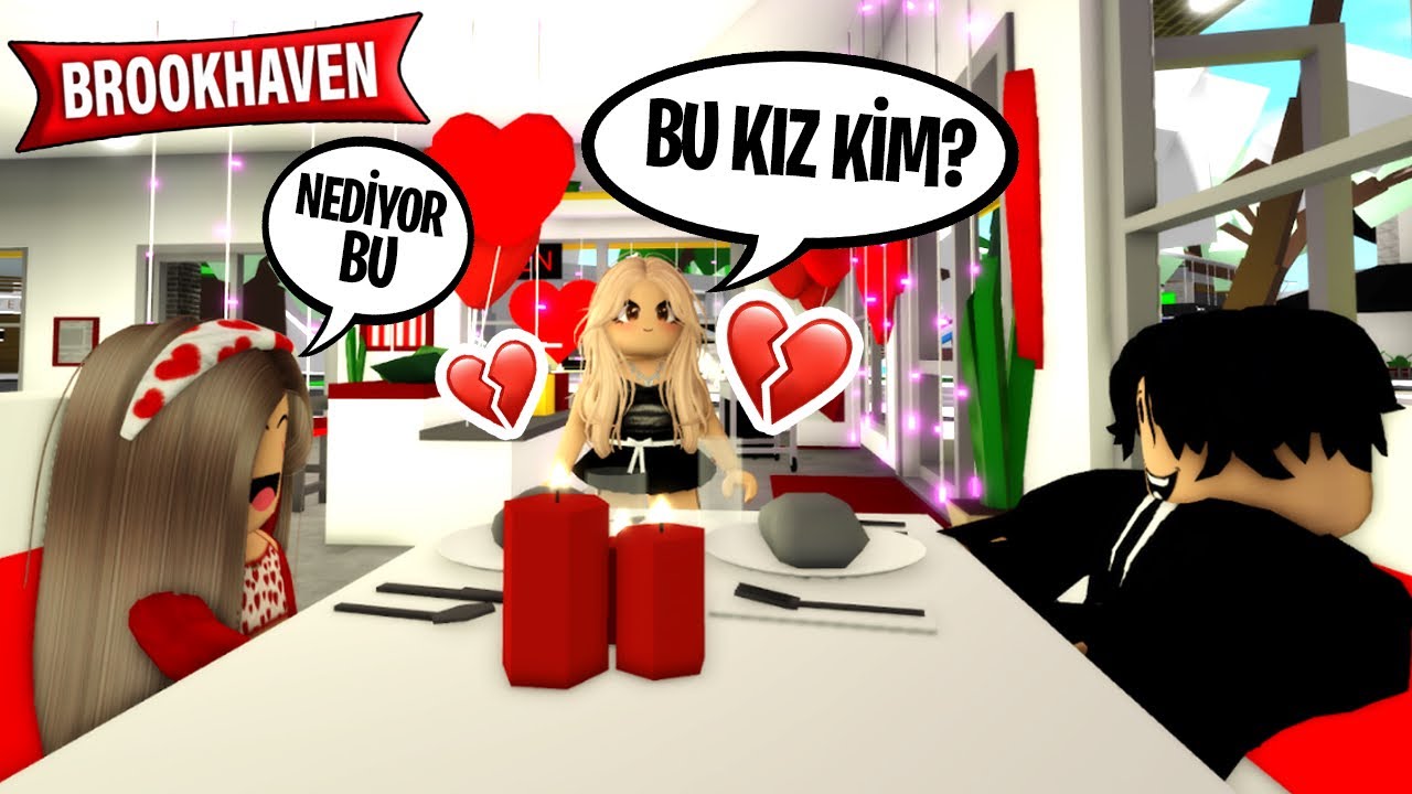 14 ŞUBATA ÖZEL SEVGİLİLERİN ARASINI BOZDUM ROBLOX BROOKHAVEN🏡RP