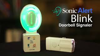 Sonic Alert - Homeaware Blink Security Alert System, Hearing Impaired Doorbell Ha360Bdb