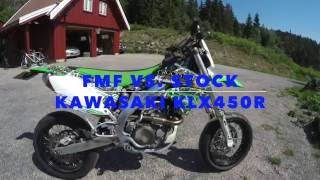Kawasaki Klx450 Fmf Vs. Stock