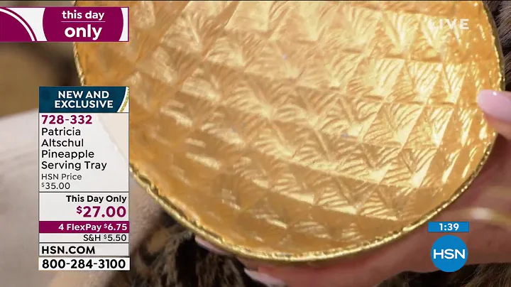 Patricia Altschul Pineapple Serving Tray