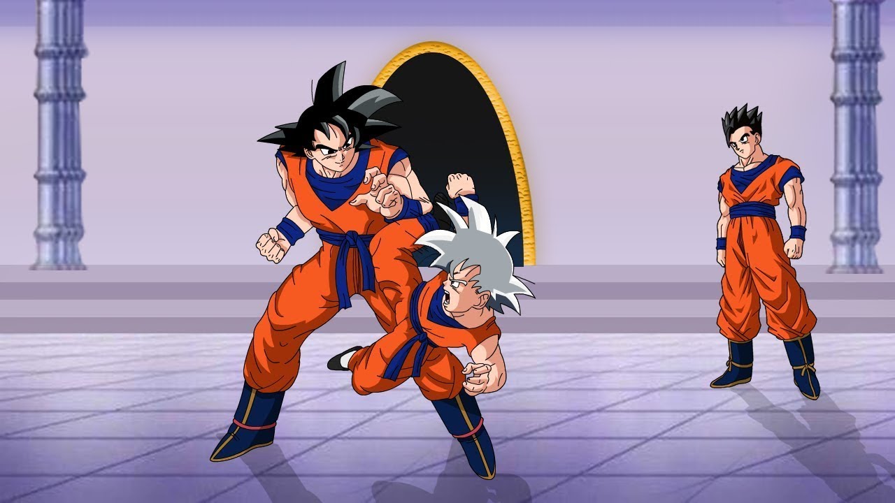Goku Entraîne Goten Dans la Salle du Temps pour Dépasser Gohan - Dragon