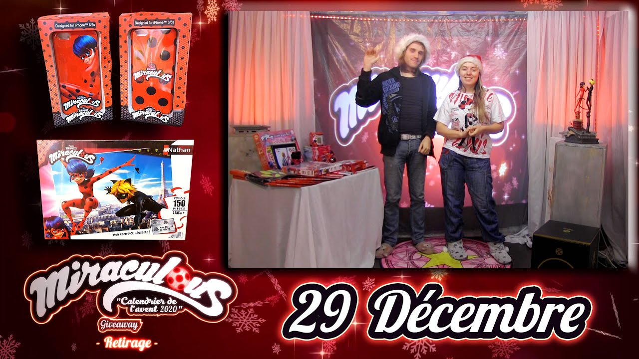 [RETIRAGE] Calendrier de l'avent "MIRACULOUS" - 2020 [29 Dec]