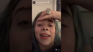 billie eilish instagram LIVE | 2.27.19