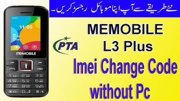 ME MOBILE L3 Plus IMEI Change Code 2022 ||TECHNICAL Q A || ME MOBILE L3 Plus IMEI Repair Without PC