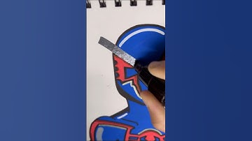 Drawing X-RAY EFFECT using Posca Markers #shorts