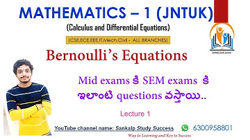 3.UNIT 2 || M1 || Bernoulli