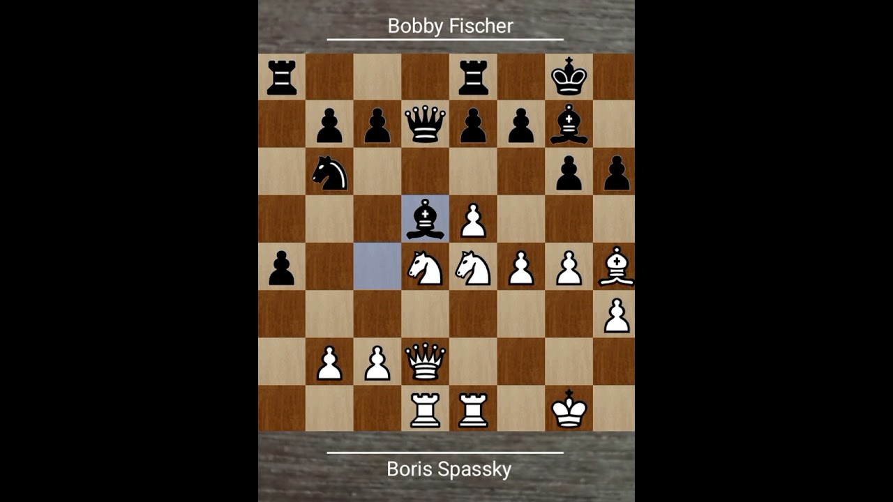 Boris Spassky vs Bobby Fischer • world Championship Match 1972 - Game 9 