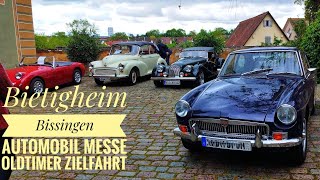 Bietigheim -Bissingen, AUTOMobil Messe - Oldtimer Zielfahrt, Oldtimer-Pkw der Baujahre 1950-1977🚙🚗🇩🇪