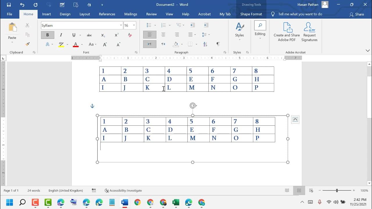 how to rotate table in word from horizontal to vertical YouTube