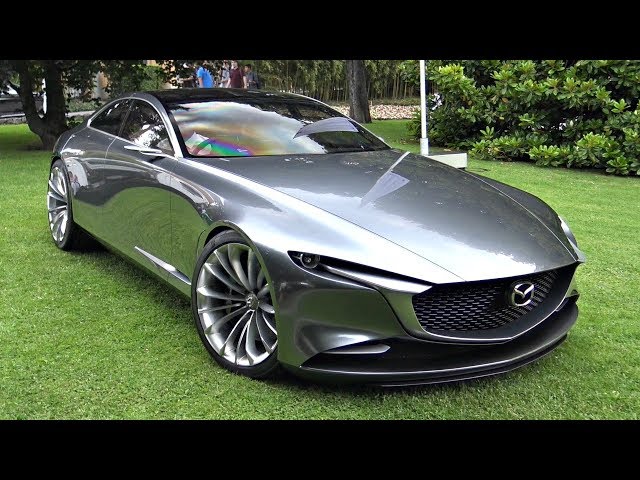 ★マツダ RX-vision VISION-COUPE 6台セット★ Mazda Vision Coupé Concept Start Up Sound, Moving & Loading Into a