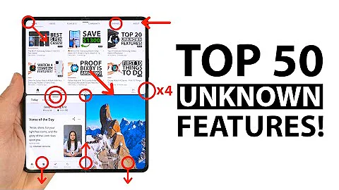 Top 50+ Unknown Galaxy Z Fold 3 Features! (Tips, Tricks, and Hidden Features)