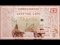 Embroidery Greeting Cards | Step by Step Guide