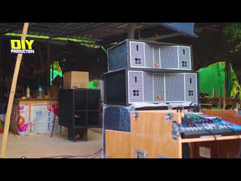 2way double 12 inch line array speaker sound system   test