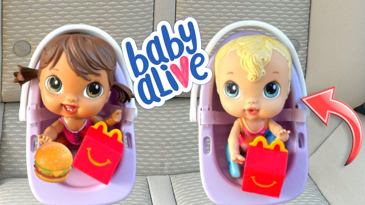 NEW Baby alive crib life dolls go on a outing 💦 Waterpark and