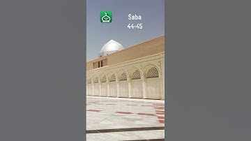 Surah Saba (Sheba) 44-45 :  | Urdu | Hindi Audio Translation HD | سورة سبأ