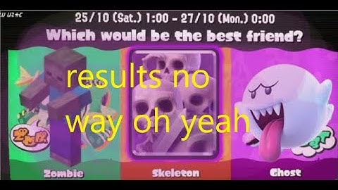 splatoween 2025 results (zombie vs skeleton vs ghost)