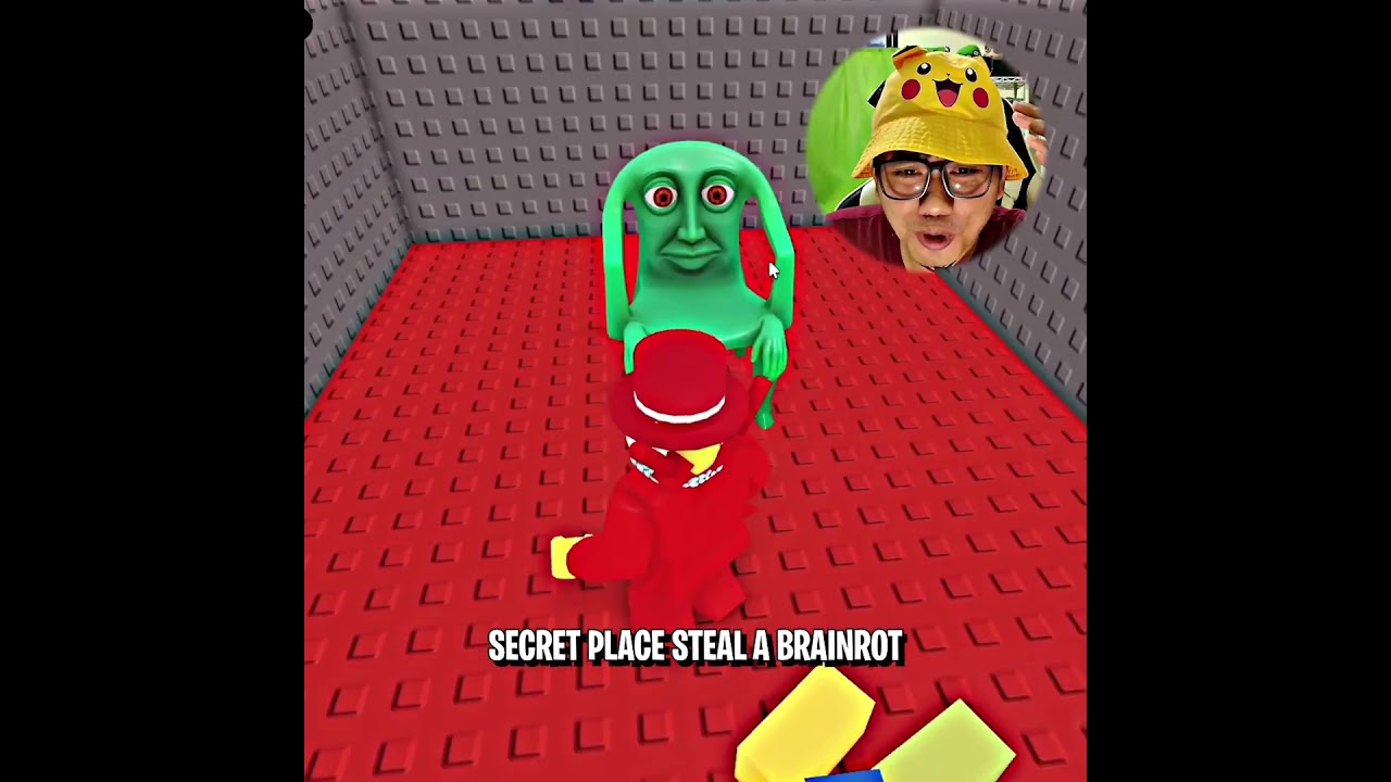 secret UPDATE behind the brainrot SPAWN at Steal a Brainrots 💀 #roblox