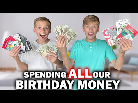 Spending our Birthday Money!