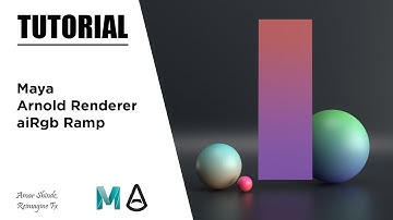 Understanding aiRgb Ramp In Maya And Arnold Renderer - Tutorial