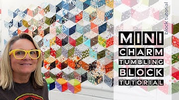Mini Charm Tumbling Block Quilt Update and Refresher