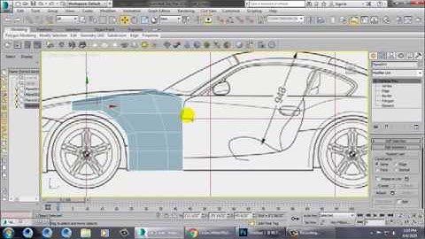 Tutorial on Modeling a BMW Car in 3dsmax ( Part 1)