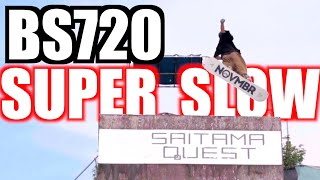 【BS720の見本】スーパースローで見る！世界のトッププロの気持ちいいジャンプ【抜けから着地まで 】【スノーボード 】