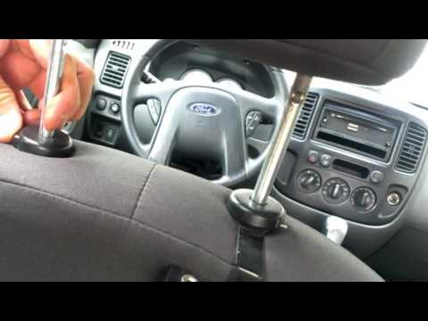 Спинка переднего сиденья (плоское сиденье) разборка и сборка (Кузов и покрытие