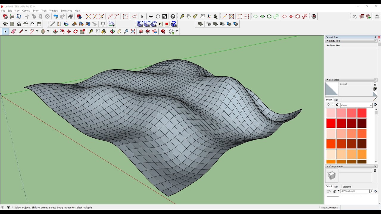 Sketchup 3D terrain modeling - YouTube