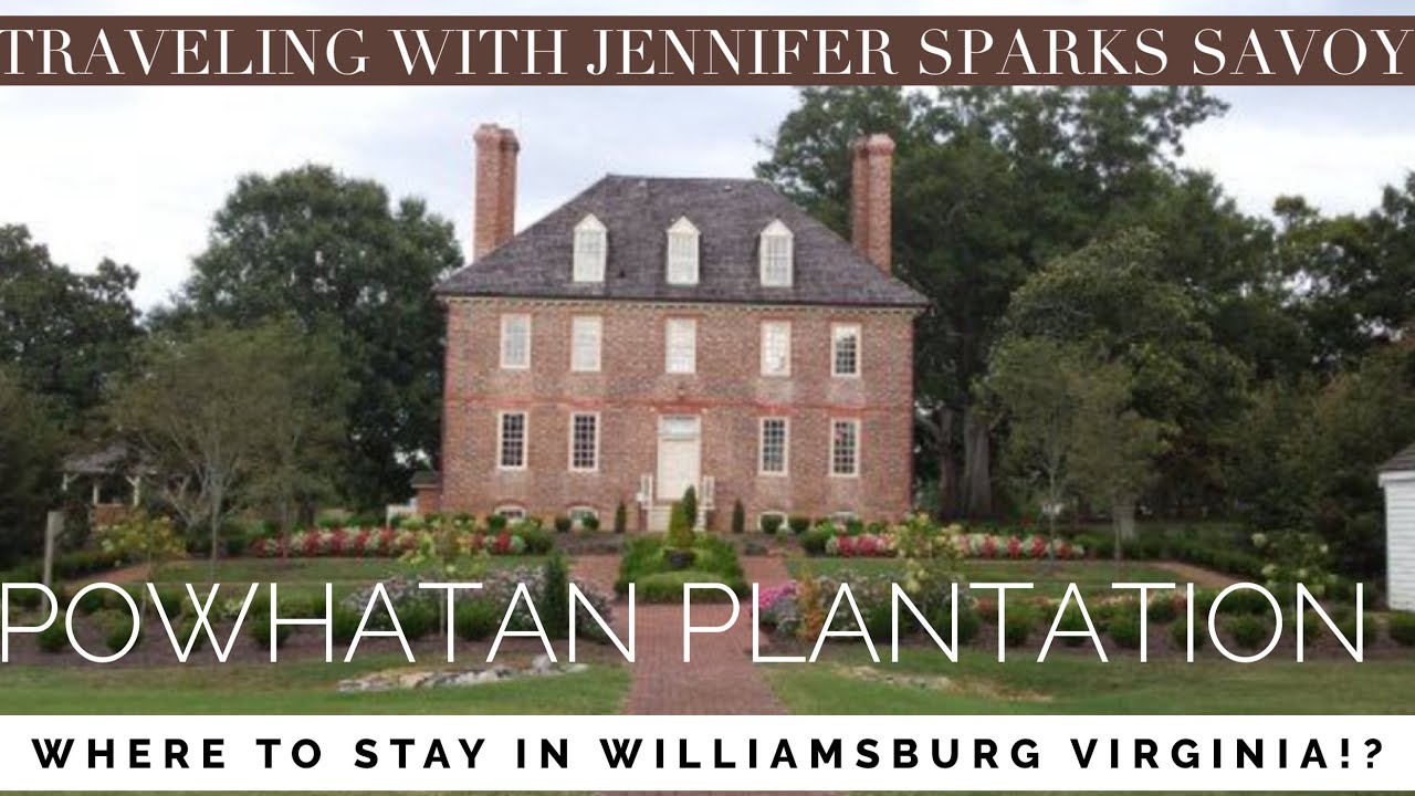 Historic Powhatan Plantation Williamsburg Virginia resort tour