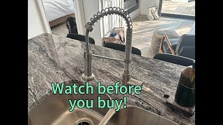 KRAUS Stainless Steel Kitchen Faucet Review | Single Handle, Pull Down | Stylish and Practical!
