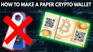 How To Create a Crypto Paper Wallet | One of The Best Ways To Secure Your Crypto