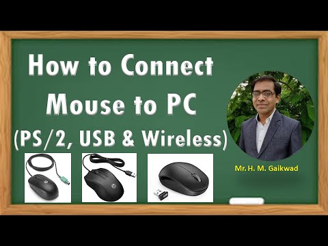 How to Connect Mouse to PC | PS/2, USB & wireless - YouTube