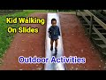 Kid Playing on Slides | เด็ก​เล่น​สไลด์​เดอร์​