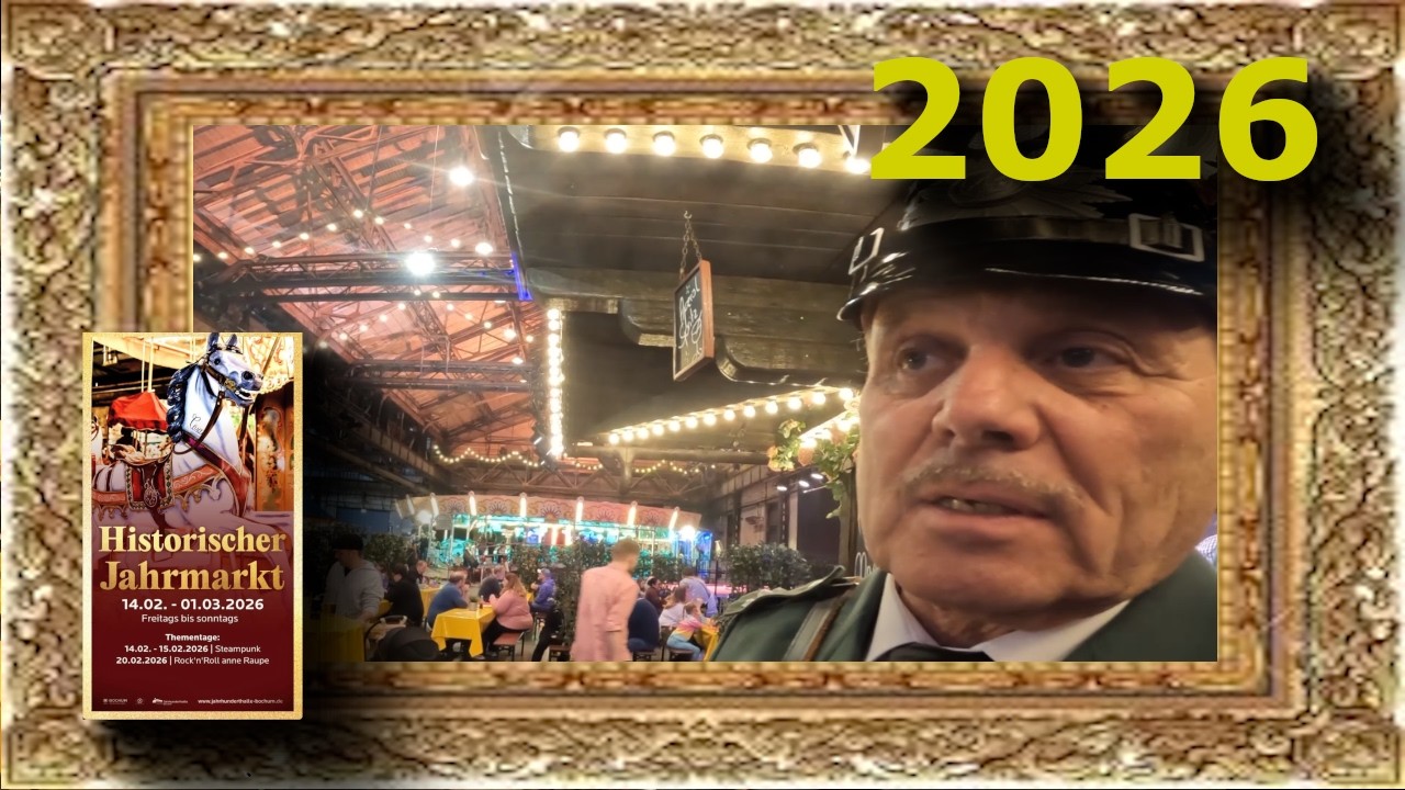 Historischer Jahrmarkt Bochum 🎠 Impressionen & Interview Albert Ritter