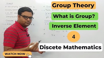What is a Group in Group Theory? [Hindi] | Discrete Mathematics | Inverse Element