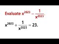A nice algebraic problem. | How to evaluate?