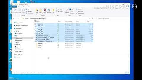 How to select and move files when organising folders on a computer with Brian Donnelly